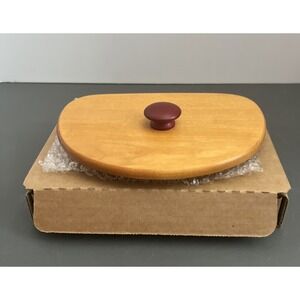 Longaberger‎ Kid Glad Tidings Lid 100% Hardwood